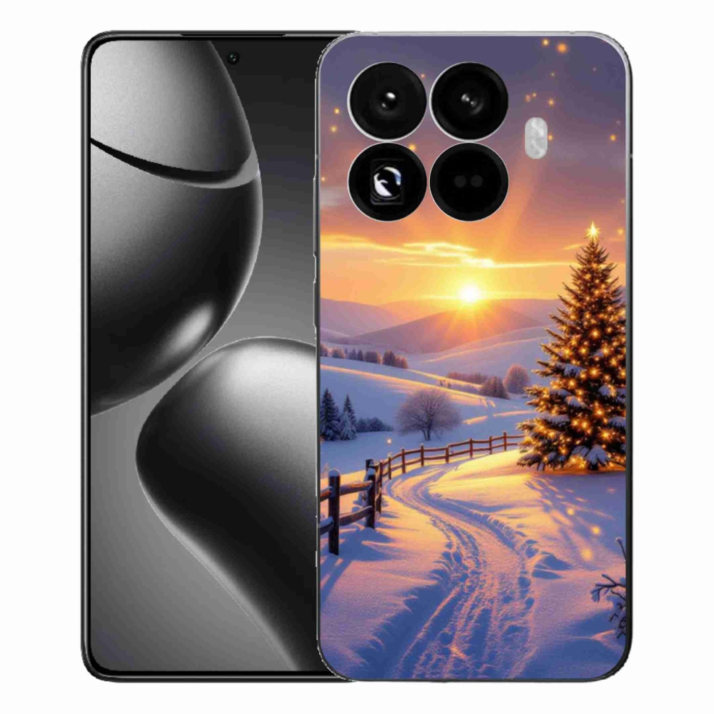 Gél borítás mmCase a Xiaomi 15T Pro számára - téli tájkép