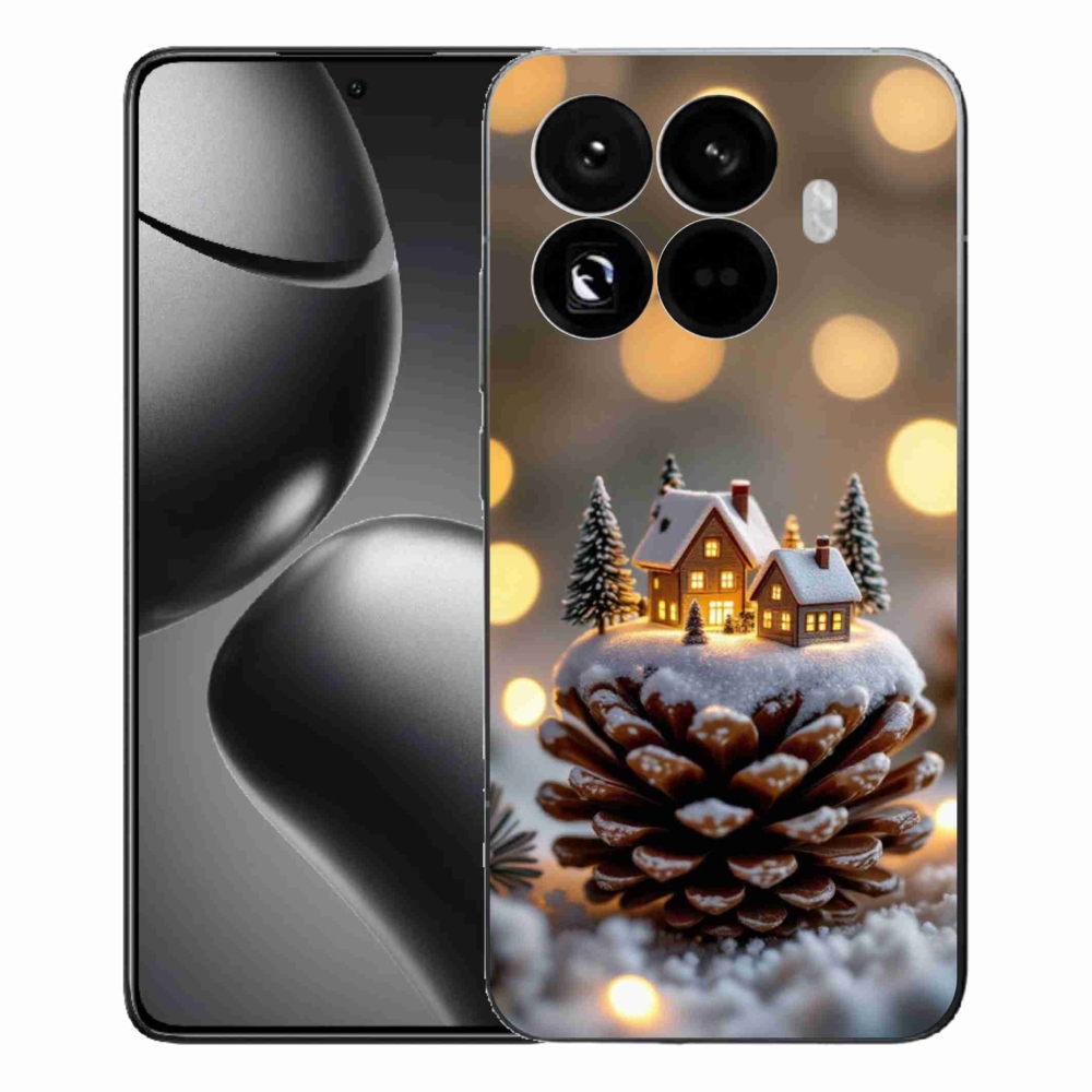 Gél borítás mmCase a Xiaomi 15T Pro számára - téli falu