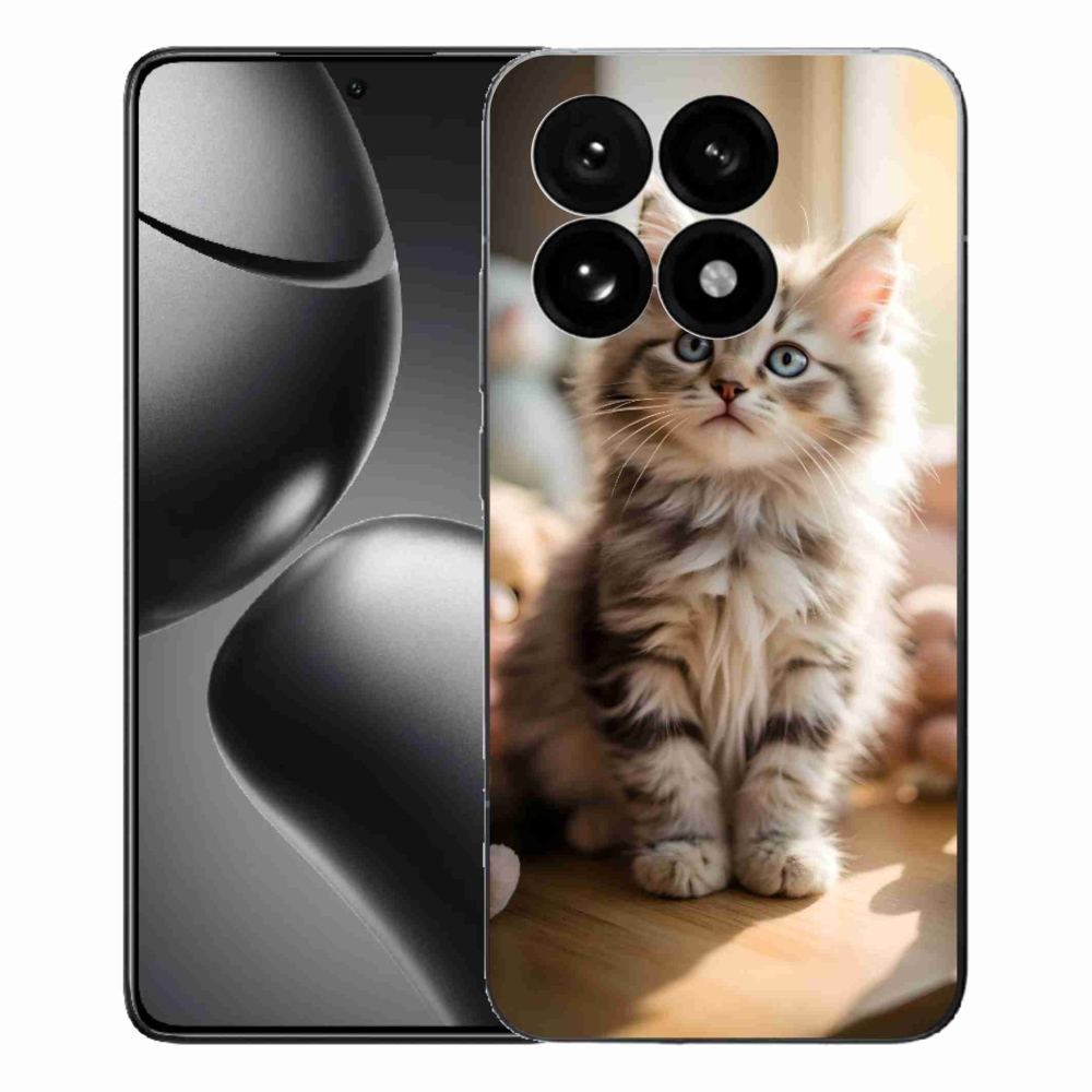 Gél borító mmCase a Xiaomi 15T-hez - aranyos cica 10