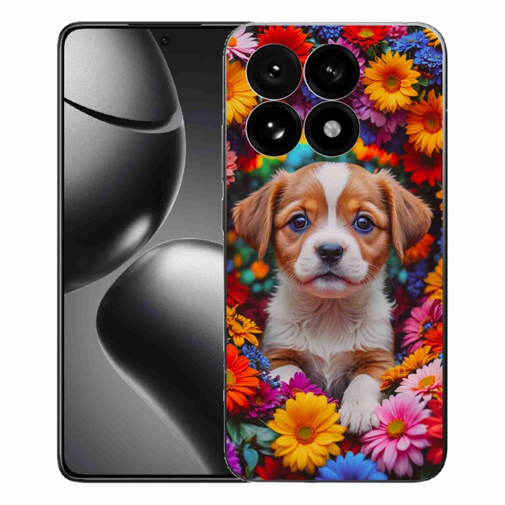 Gél borítás mmCase a Xiaomi 15T-hez - aranyos kiskutya