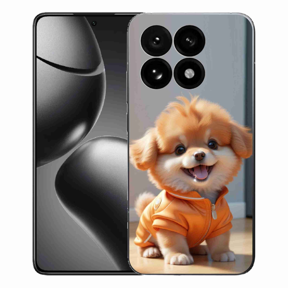 Gél borítás mmCase a Xiaomi 15T-hez - aranyos pomerániai pulóverben