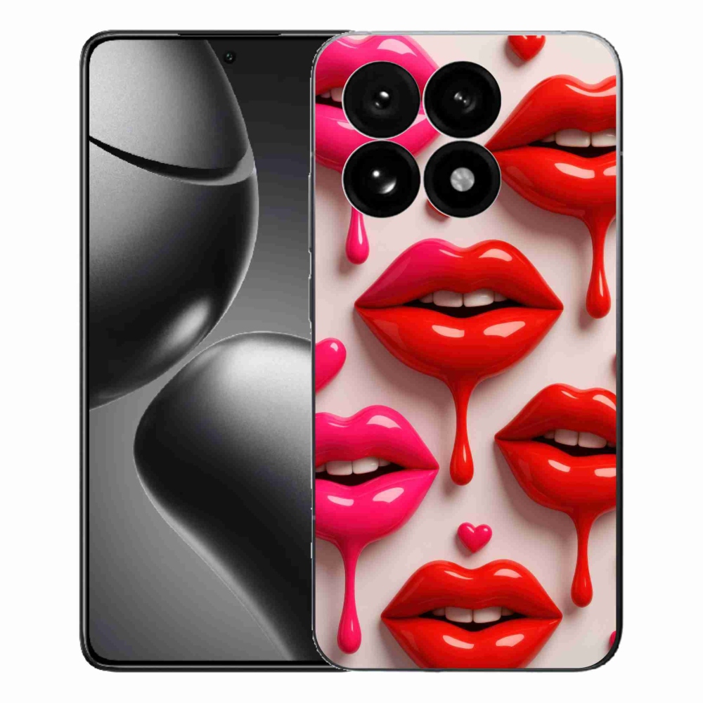 Gél borítás mmCase a Xiaomi 15T-hez - ajkak 2