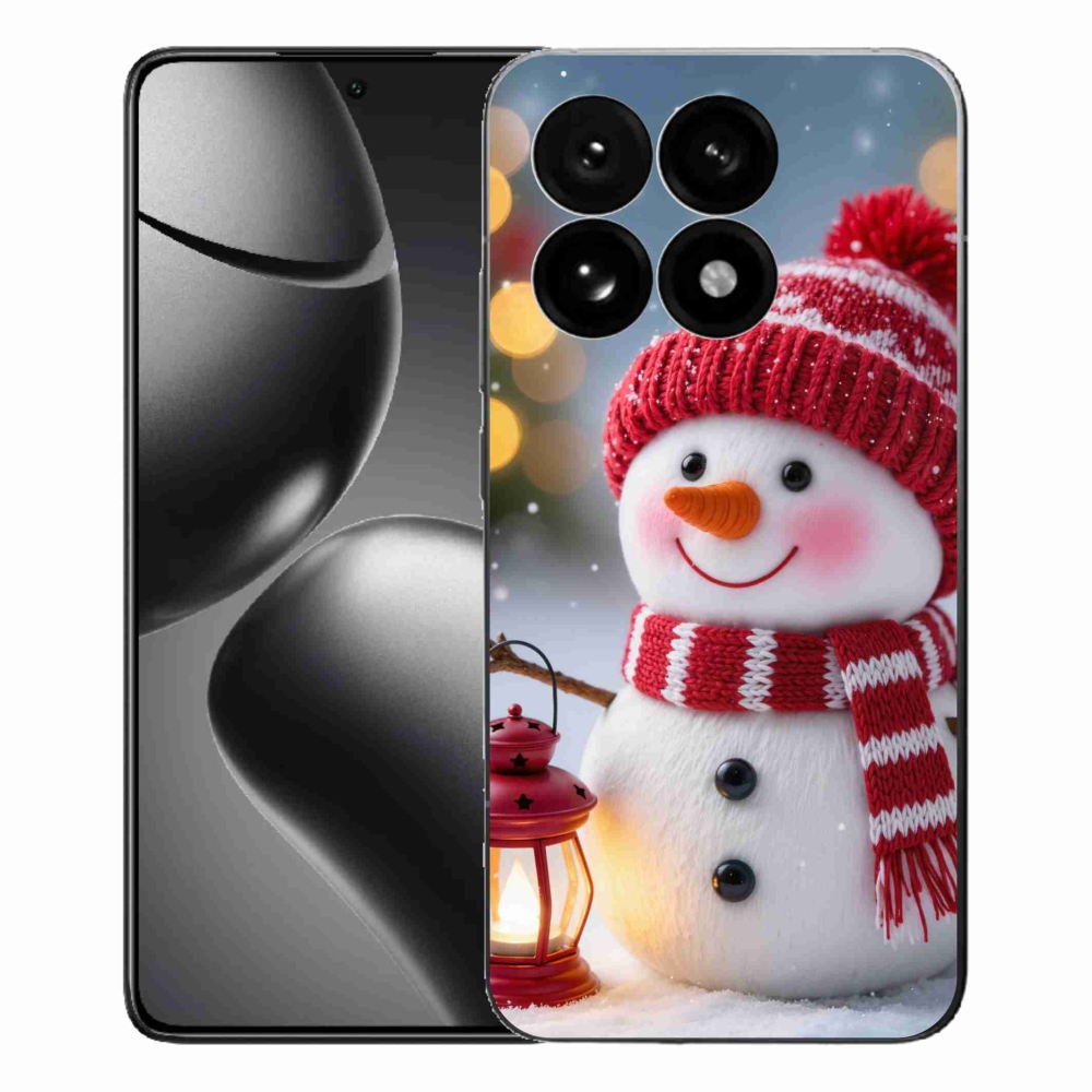 Gél borítás mmCase a Xiaomi 15T-hez - hóember 2