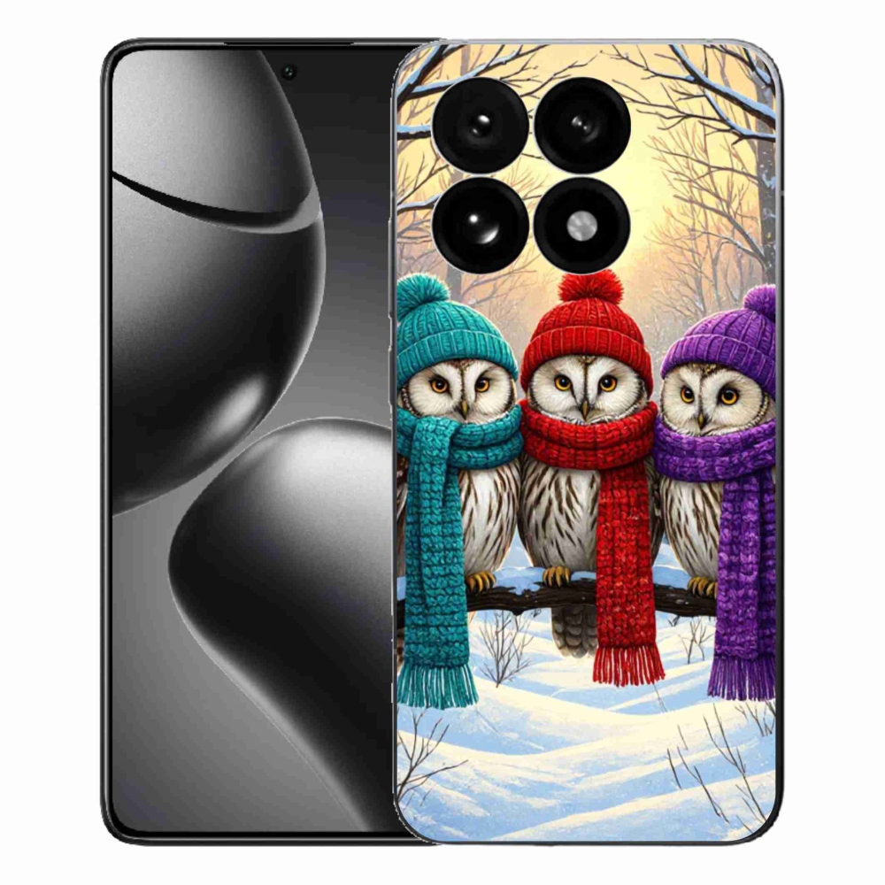 Gél borítás mmCase a Xiaomi 15T-hez - bagoly barátok