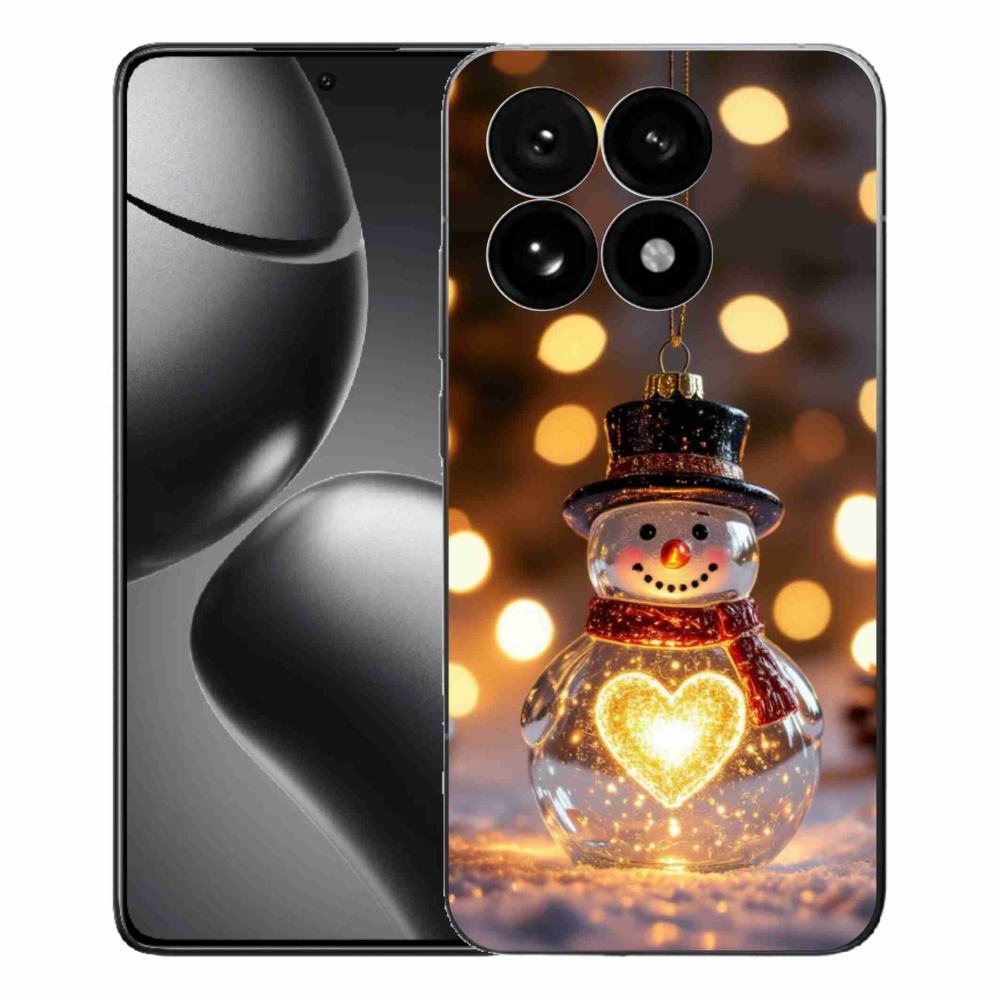 Gél borítás mmCase a Xiaomi 15T-hez - karácsonyi hóember