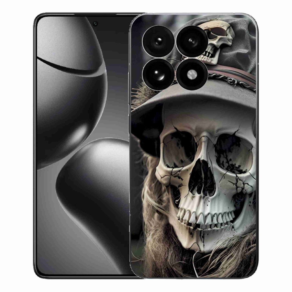 Gél borítás mmCase a Xiaomi 15T-hez - sötét koponya