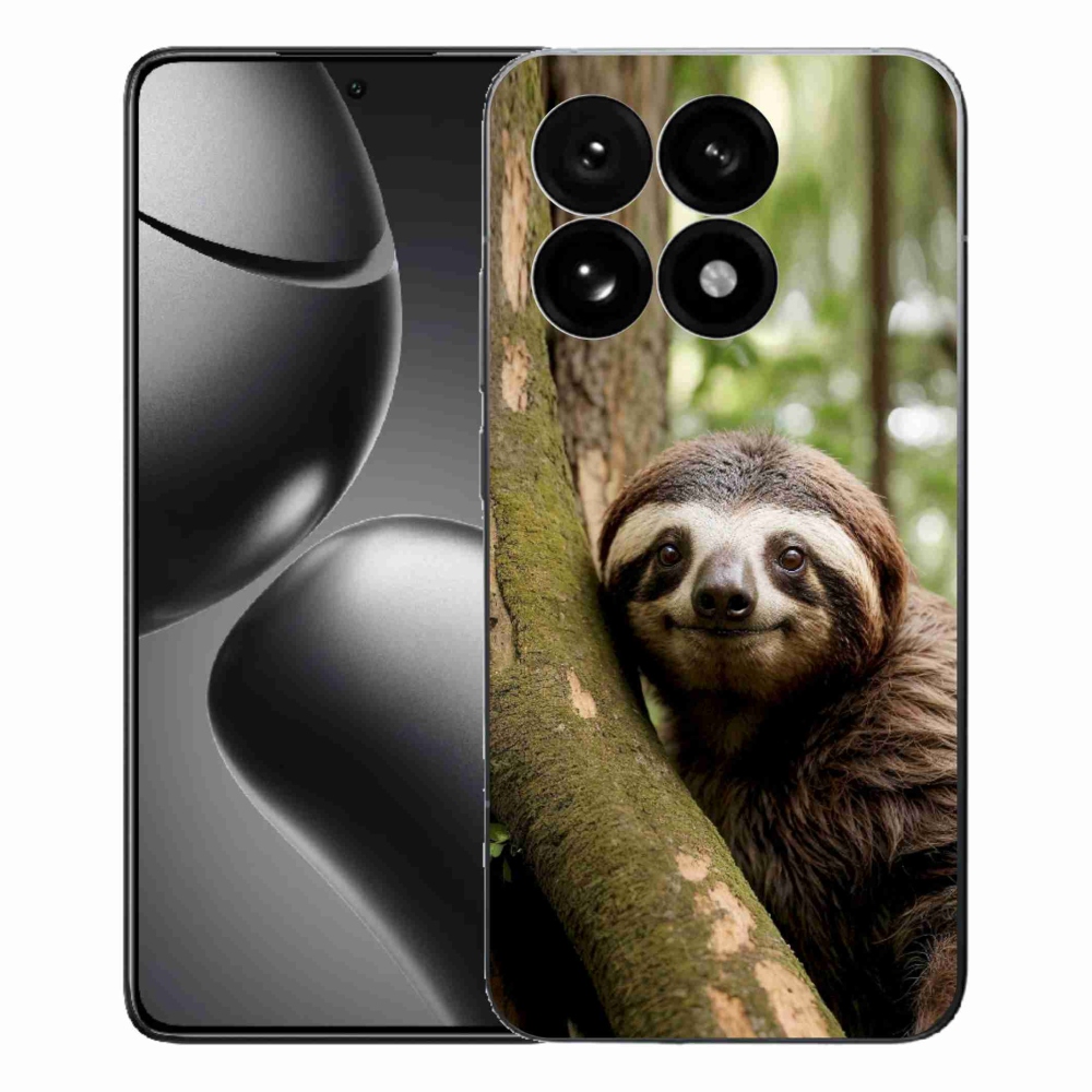 Gél borító mmCase a Xiaomi 15T-hez - mosolygó lajhár