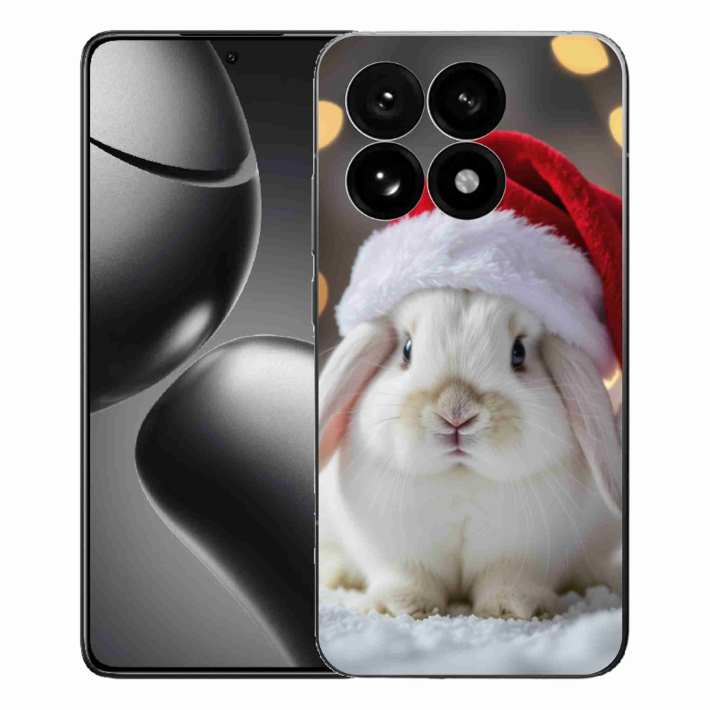 Gél borítás mmCase a Xiaomi 15T-hez - karácsonyi nyúl