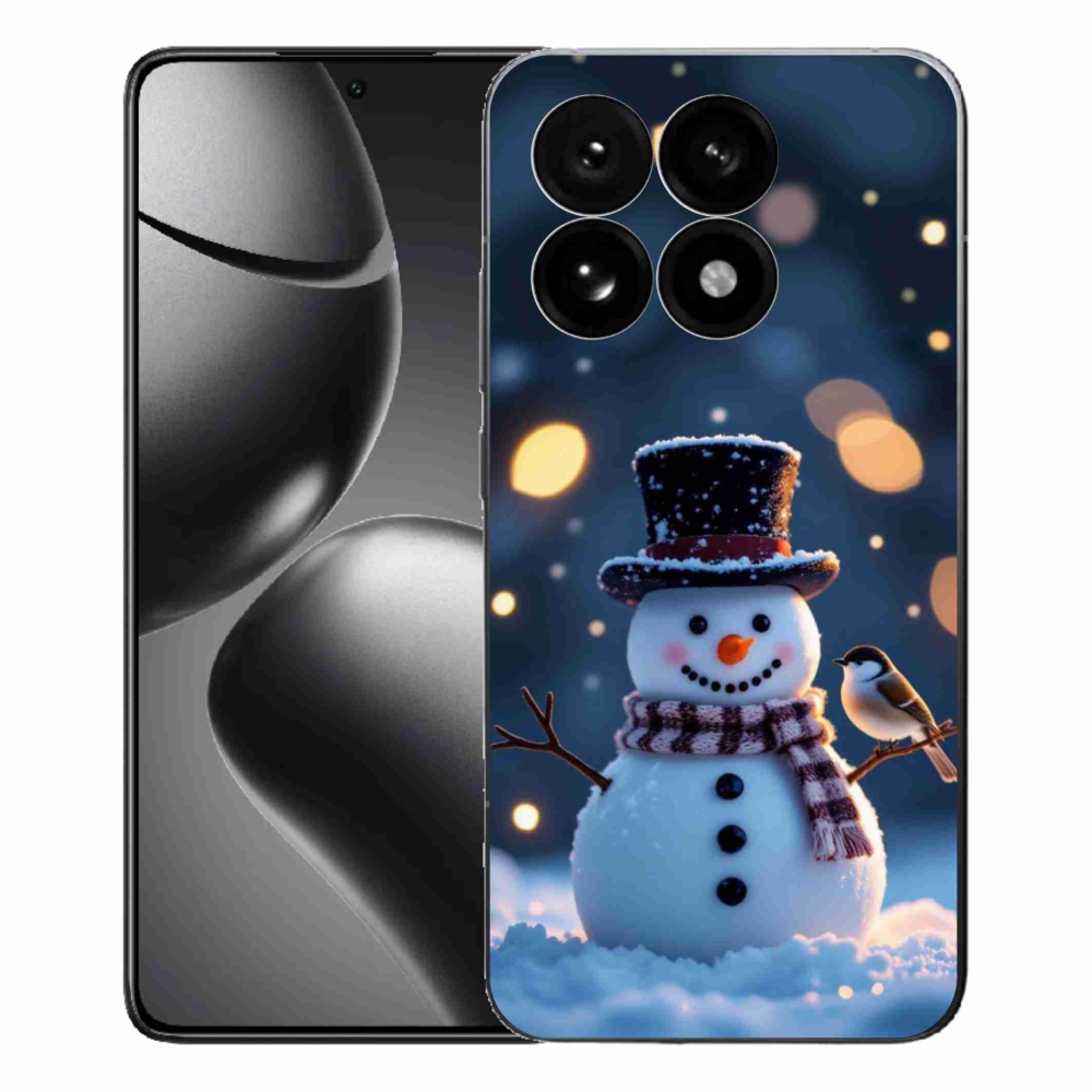 Gél borítás mmCase a Xiaomi 15T-hez - karácsonyi hóember