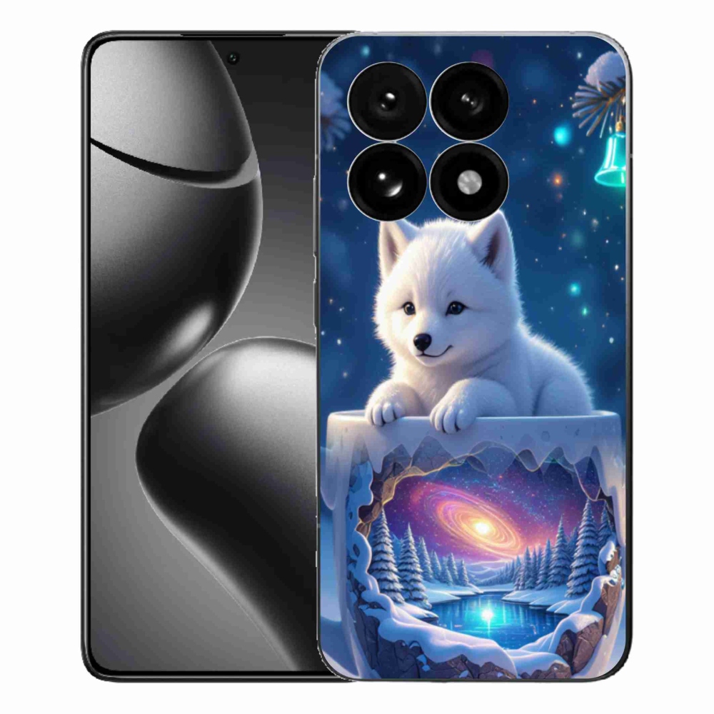 Gél borítás mmCase a Xiaomi 15T-hez - Karácsonyi kölyökkutya