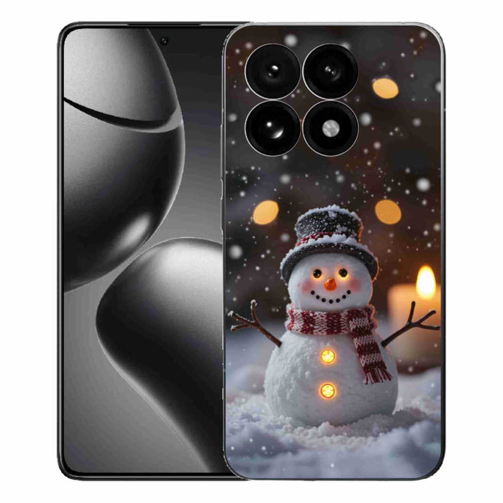 Gél borítás mmCase a Xiaomi 15T-hez - vidám hóember