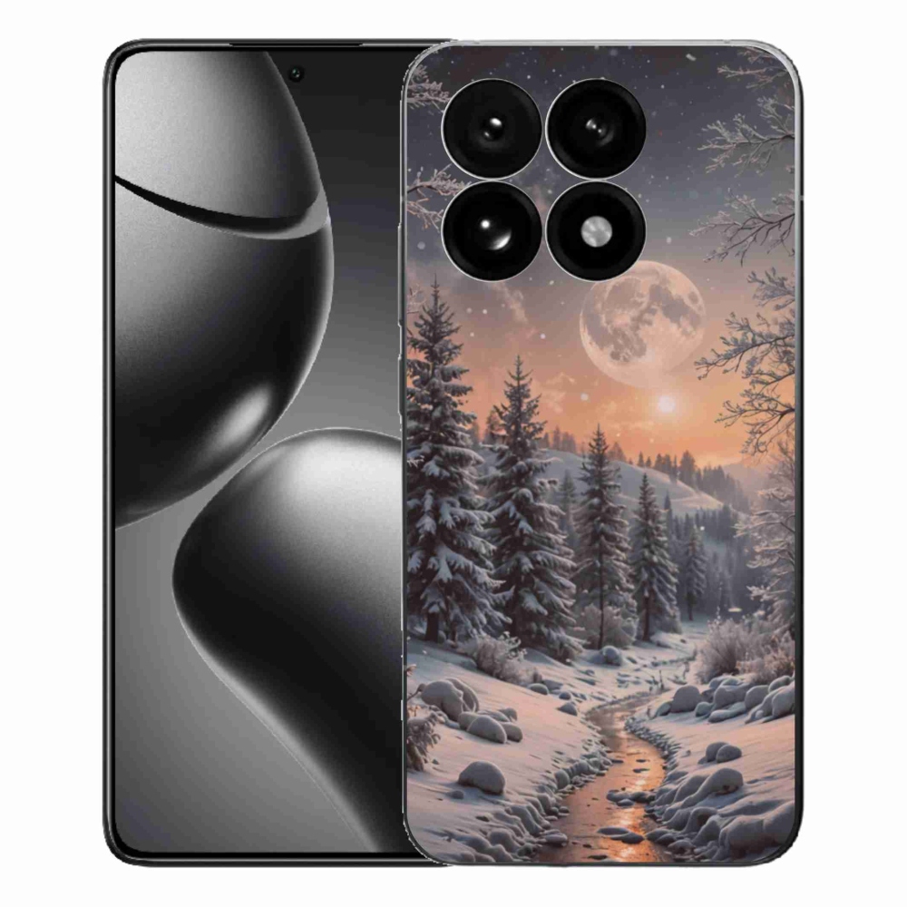 Gél borítás mmCase a Xiaomi 15T-hez - téli táj 2