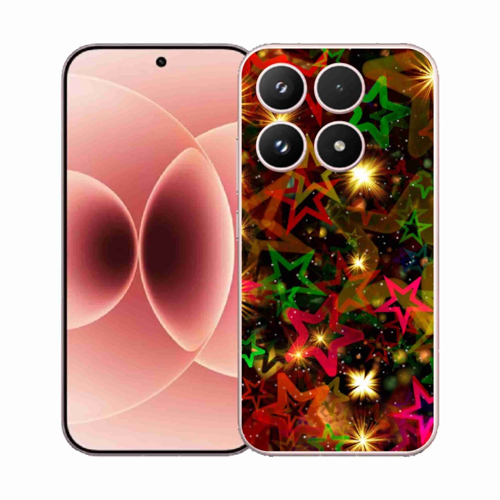 Gél borítás mmCase a Xiaomi 17 - színes csillagok számára