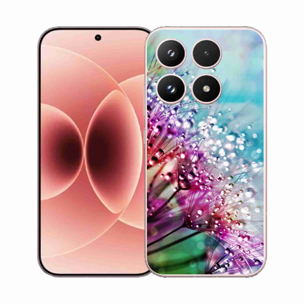 Gél borító mmCase a Xiaomi 17 - színes virágokhoz