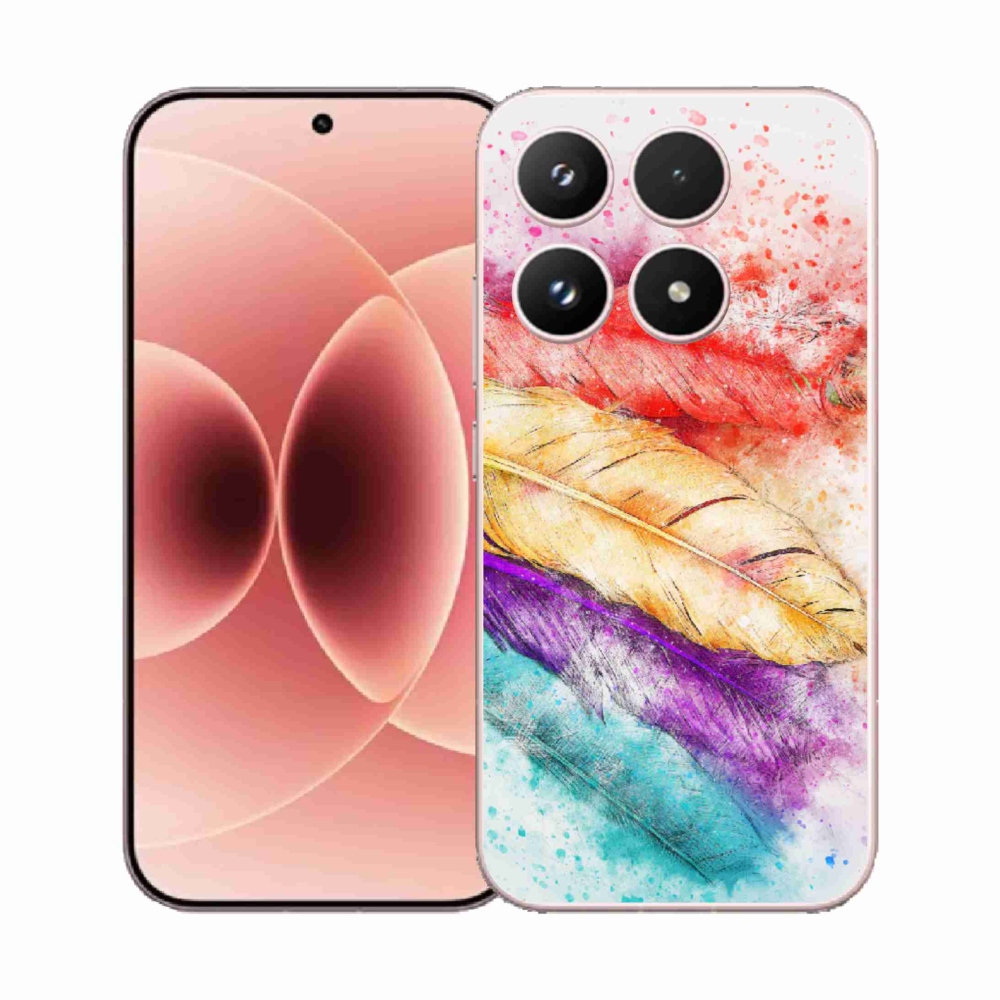 Gél borítás mmCase a Xiaomi 17 - színes tollhoz