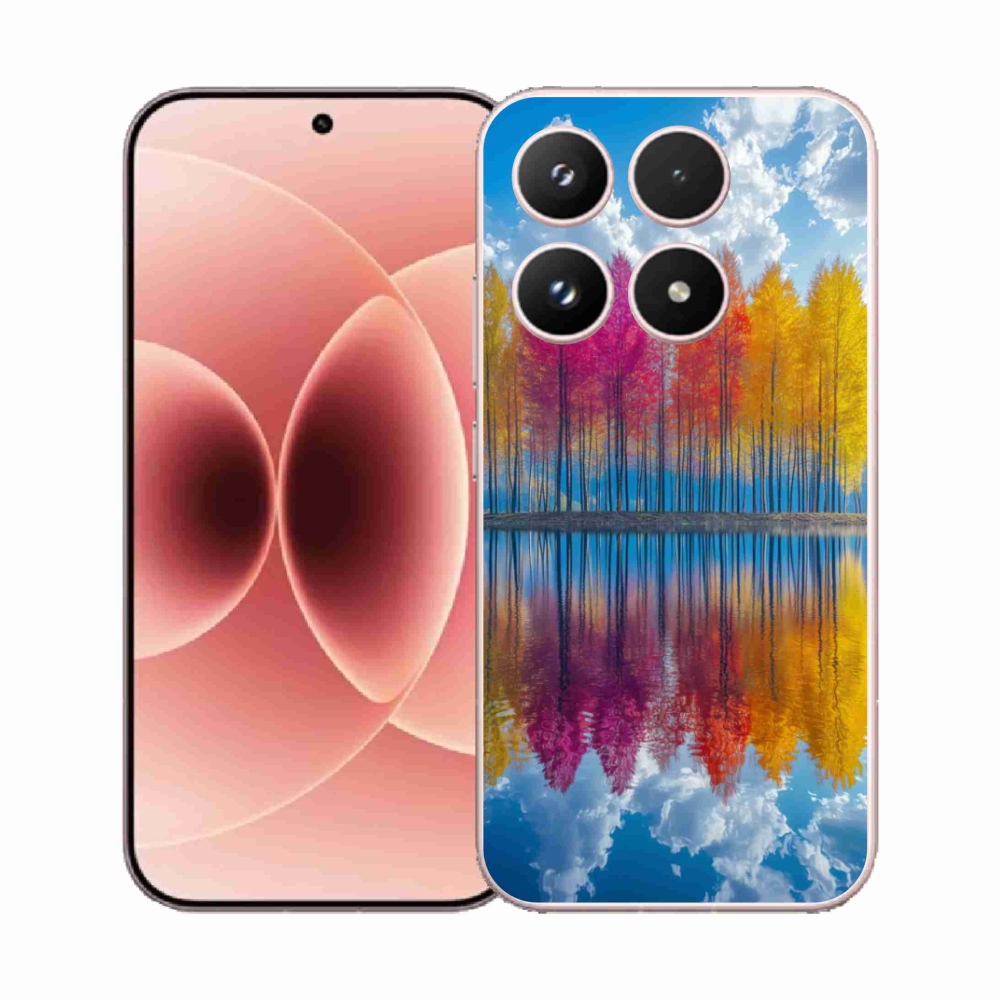 Gél borítás mmCase a Xiaomi 17 - színes fákhoz