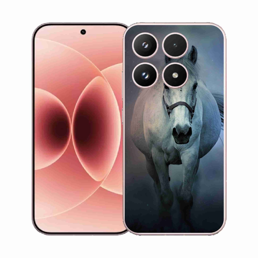 Gél borító mmCase a Xiaomi 17 - futó fehér lóhoz