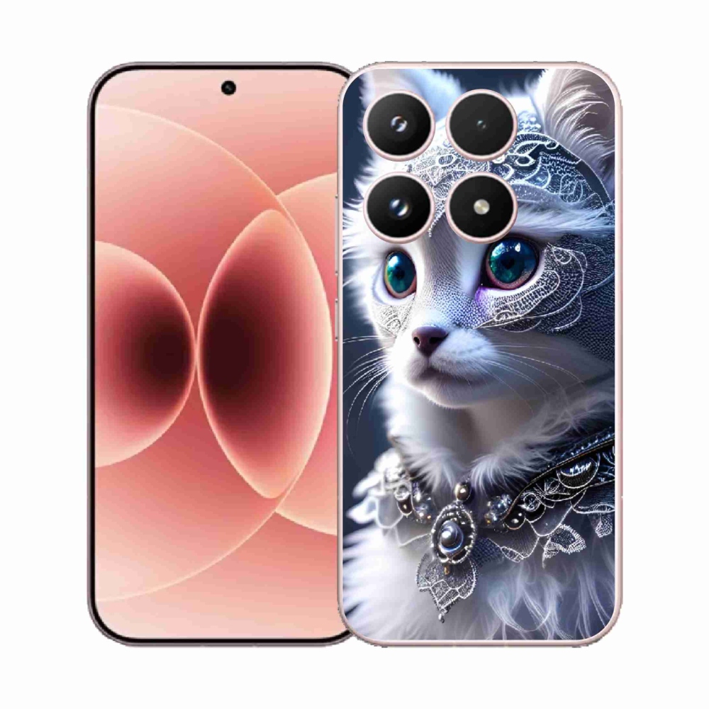 Gél borítás mmCase a Xiaomi 17-hez - fehér macska