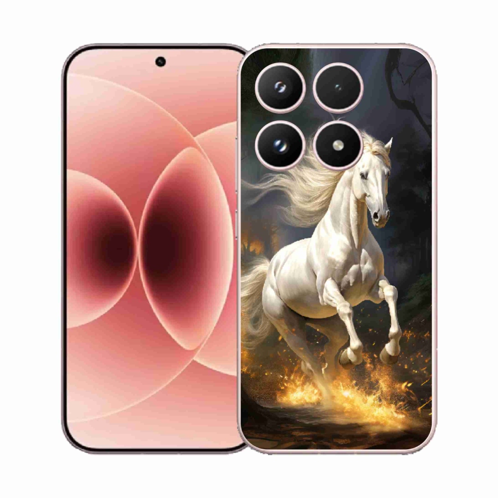 Gél borítás mmCase a Xiaomi 17 - fehér ló 2