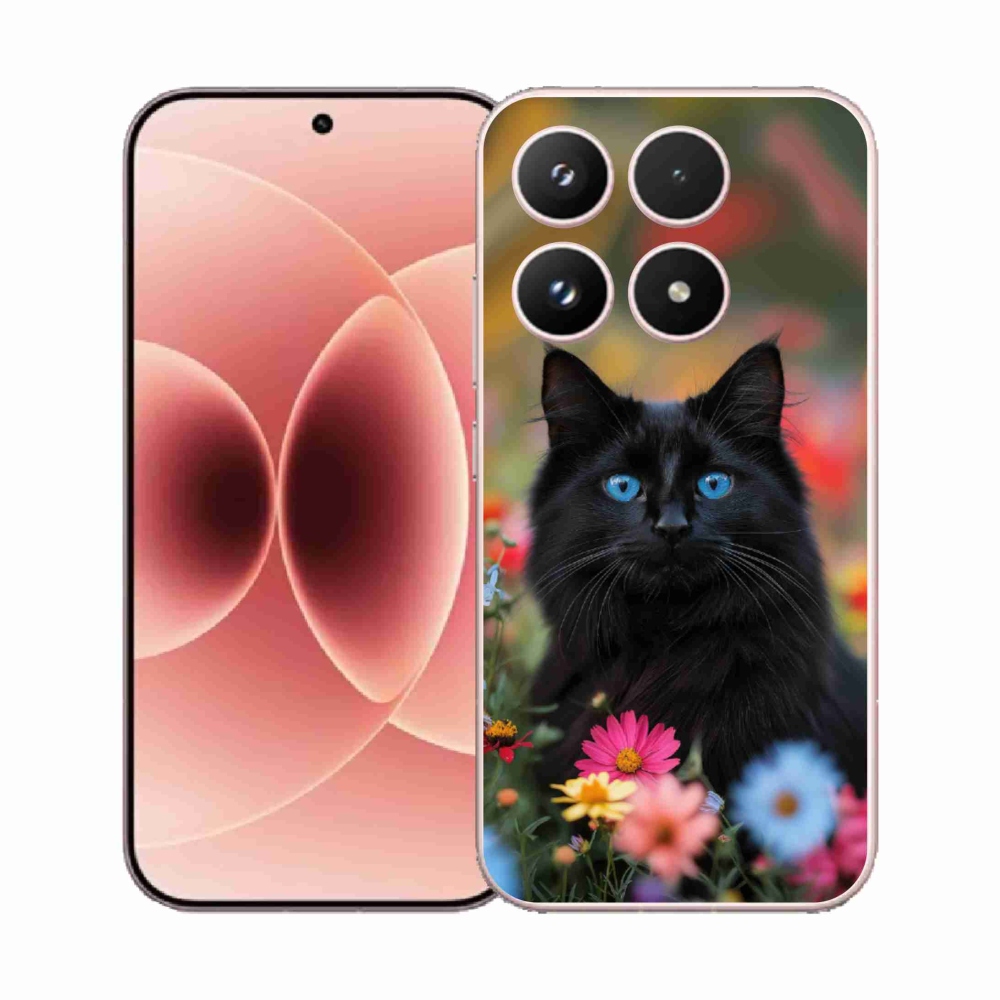 Gél borító mmCase a Xiaomi 17 - fekete cica 4