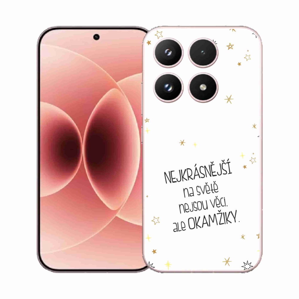 Gél borító mmCase a Xiaomi 17 - idézem 4 fehér háttérrel