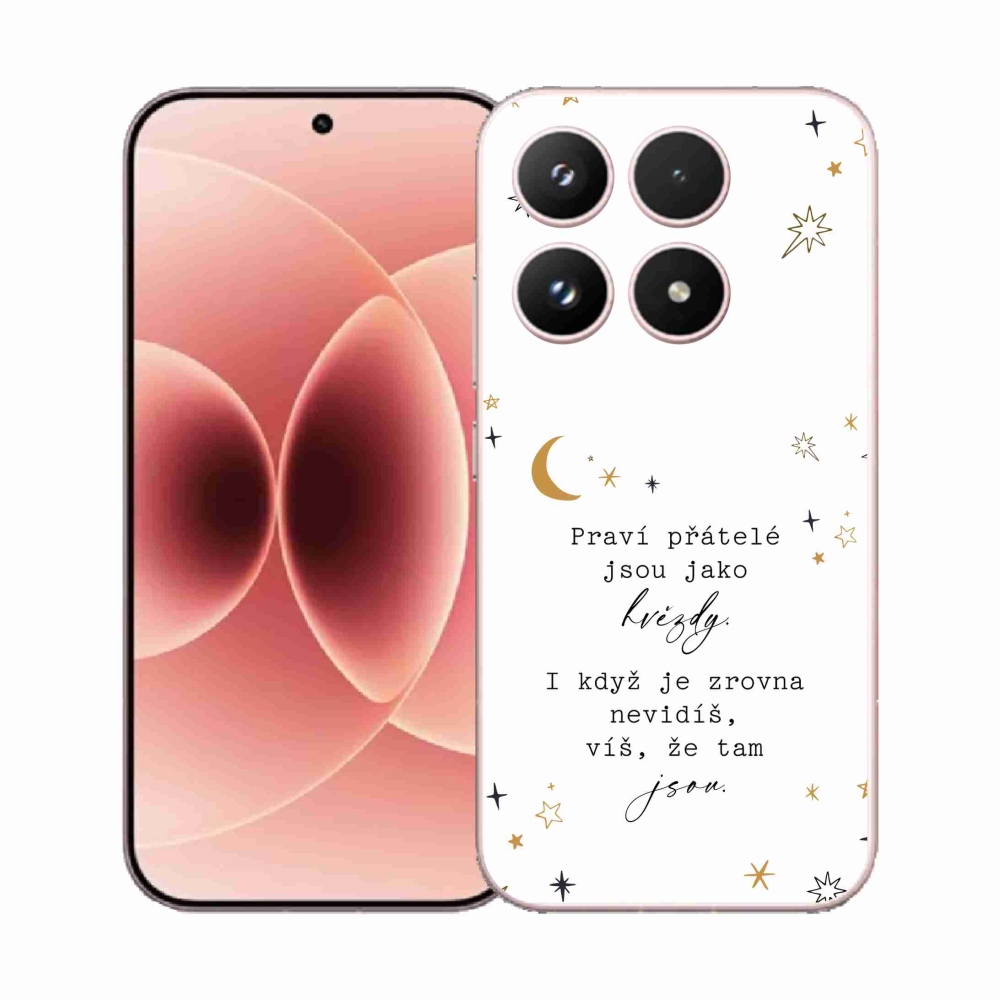 Gél borító mmCase a Xiaomi 17 - idézem 6 fehér háttérrel