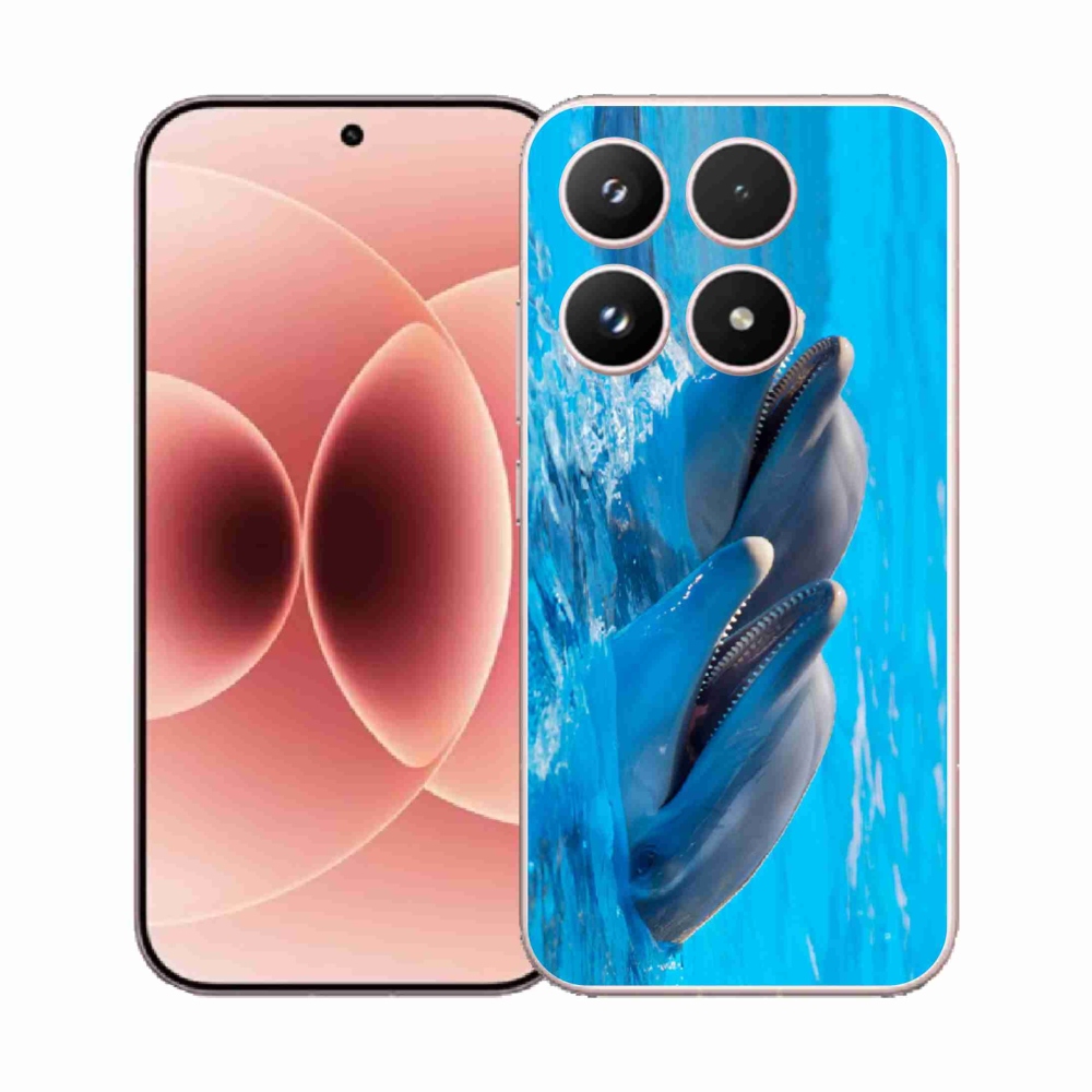 Gél borítás mmCase a Xiaomi 17 - delfinek számára