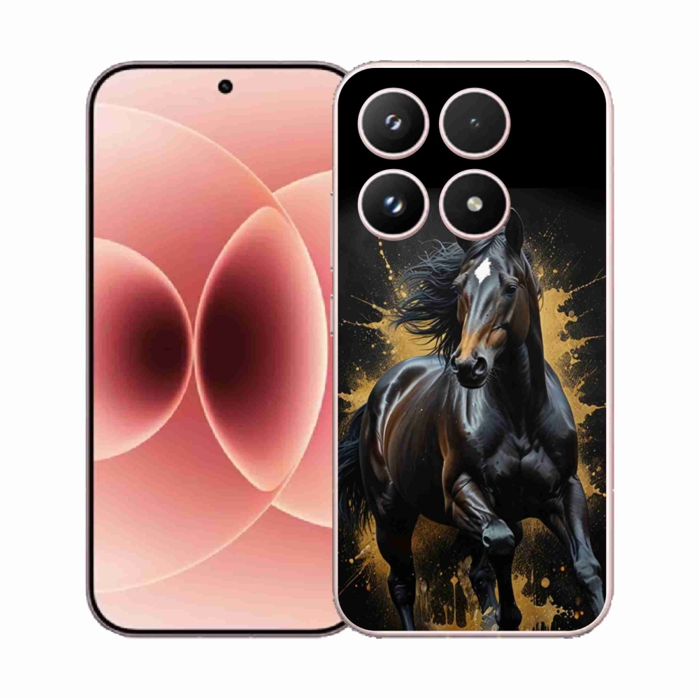 Gél borítás mmCase a Xiaomi 17 - elegáns fekete méneshez