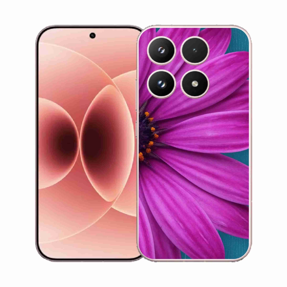 Gél borító mmCase a Xiaomi 17-hez - lila margaréta