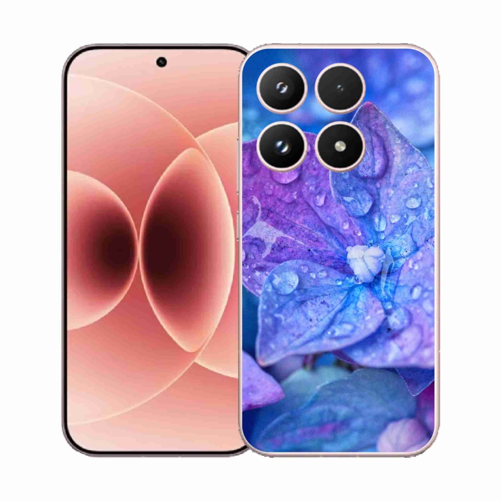 Gél borító mmCase a Xiaomi 17 - lila virághoz