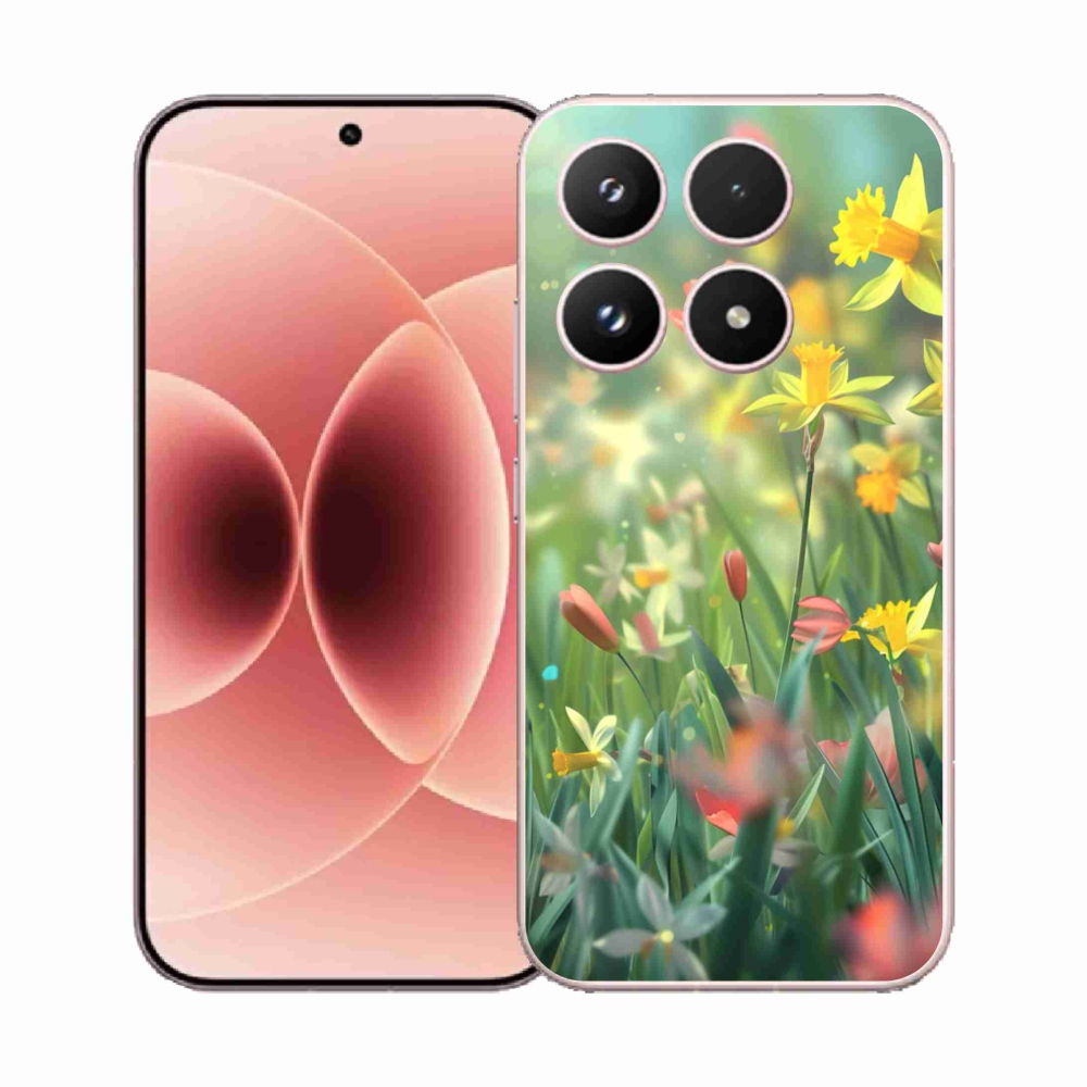 Gél borító mmCase a Xiaomi 17 - tavaszi virágokhoz