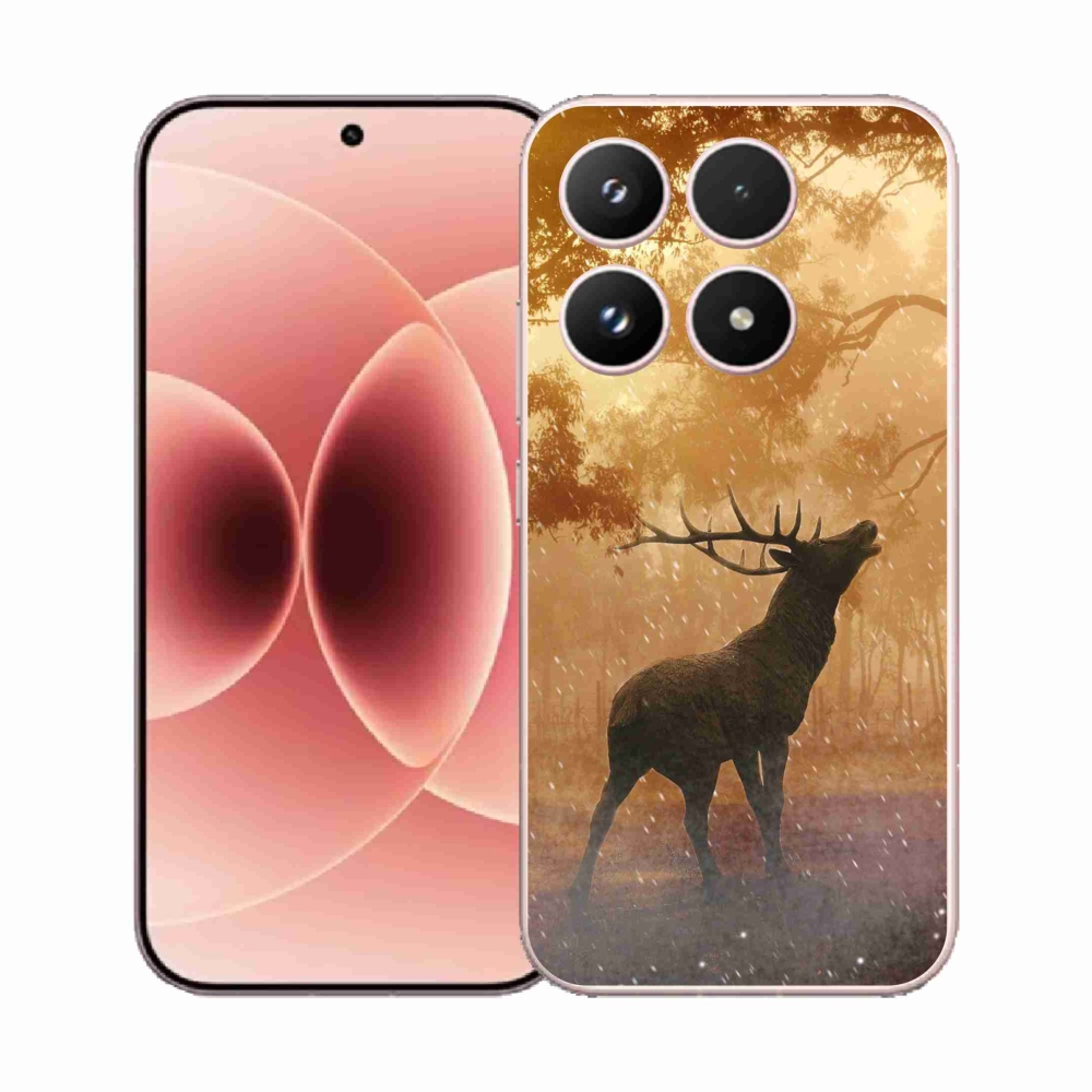 Gél borító mmCase a Xiaomi 17-hez - szarvas a szarvasbőgésben