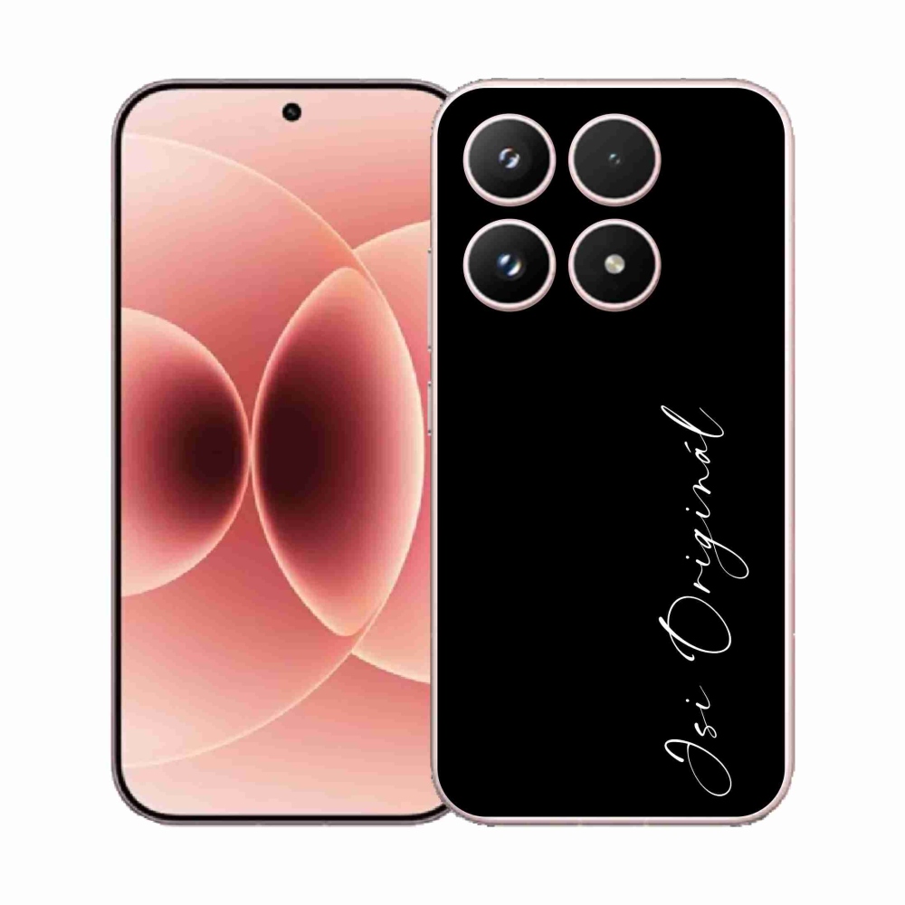 Gél borító mmCase a Xiaomi 17 - te vagy az eredeti fekete háttérrel