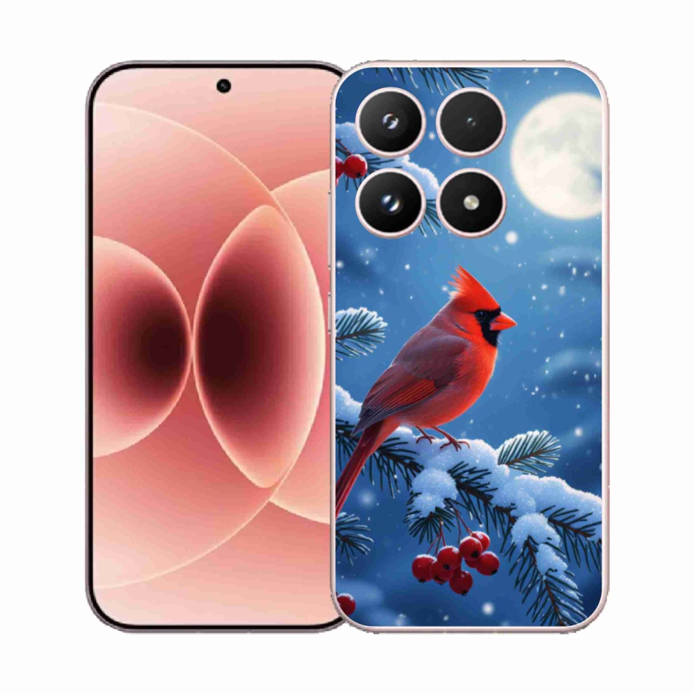 Gél borítás mmCase a Xiaomi 17-hez - kardinálpiros színű