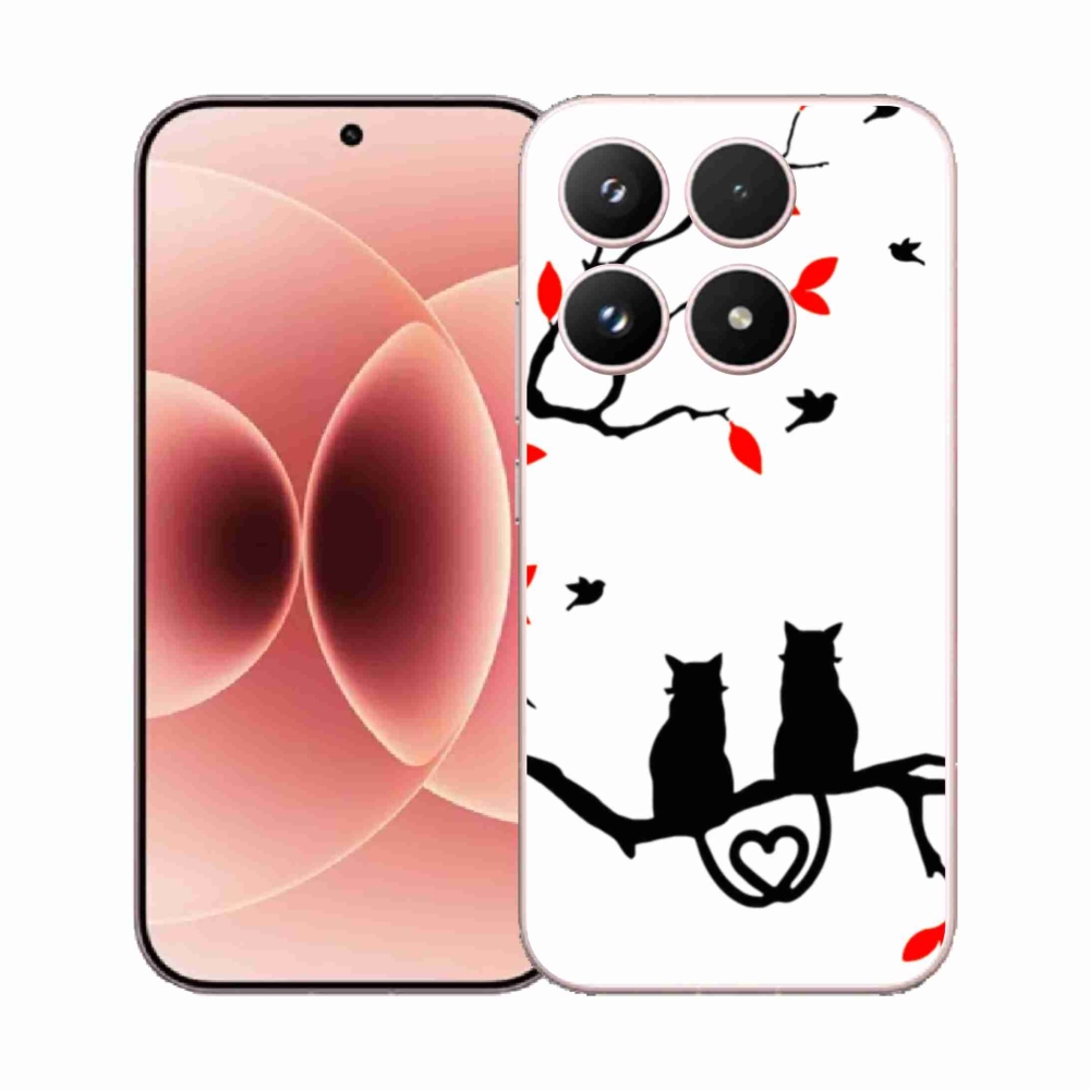 Gél borító mmCase a Xiaomi 17-hez - macska szeretet