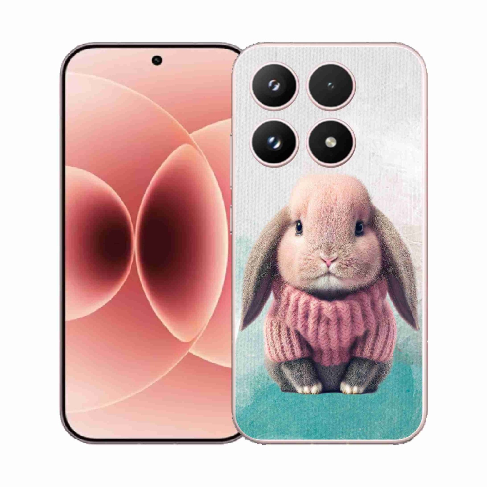 Gél borító mmCase a Xiaomi 17 - nyúl pulóverben