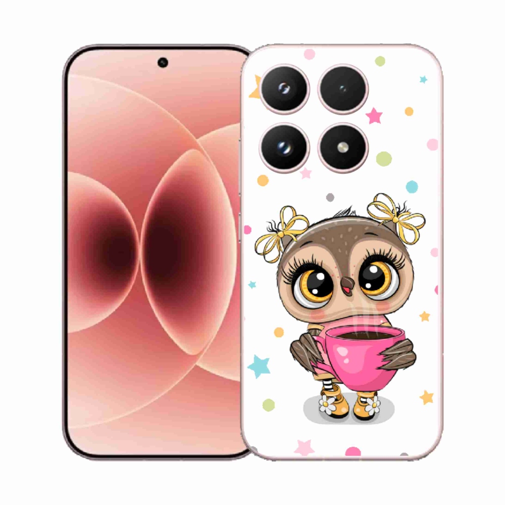 Gél borító mmCase a Xiaomi 17-hez - rajzfilm bagoly