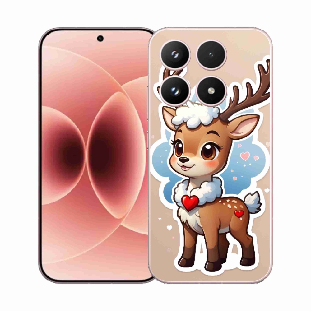 Gél borító mmCase a Xiaomi 17 - rajzfilm rénszarvashoz