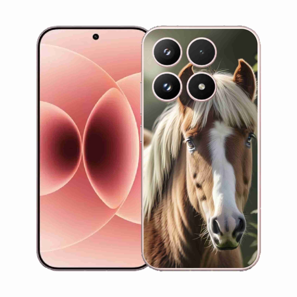 Gél borítás mmCase a Xiaomi 17-hez - ló könnyű sörénnyel