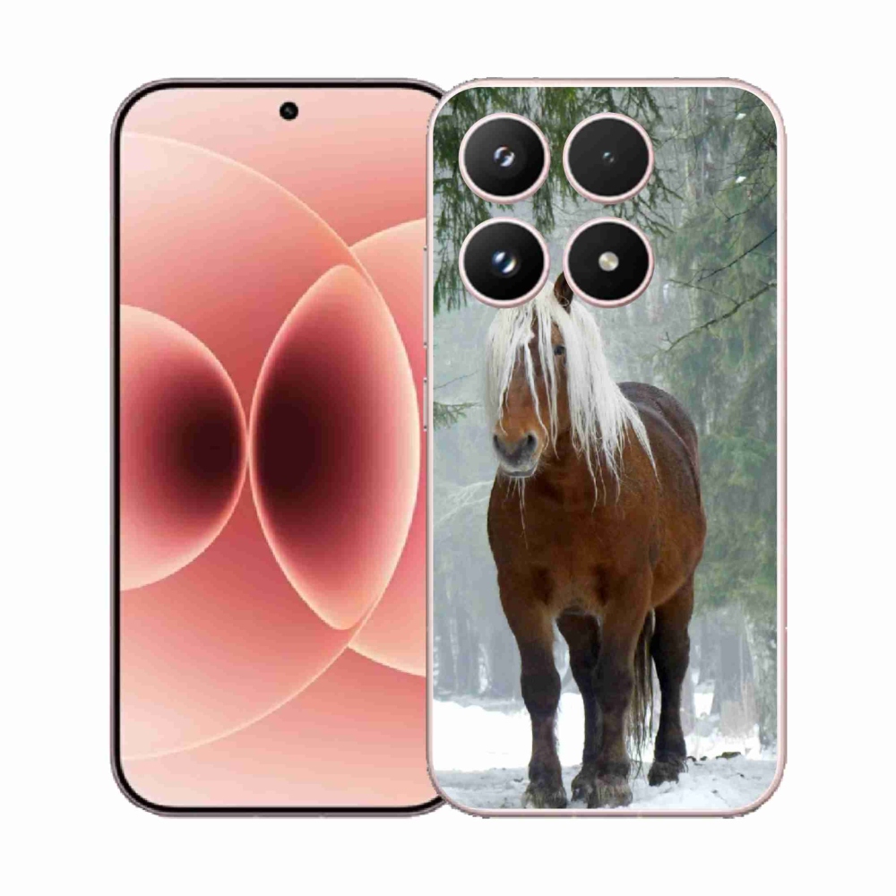 Gél borító mmCase a Xiaomi 17 - ló az erdőben - számára