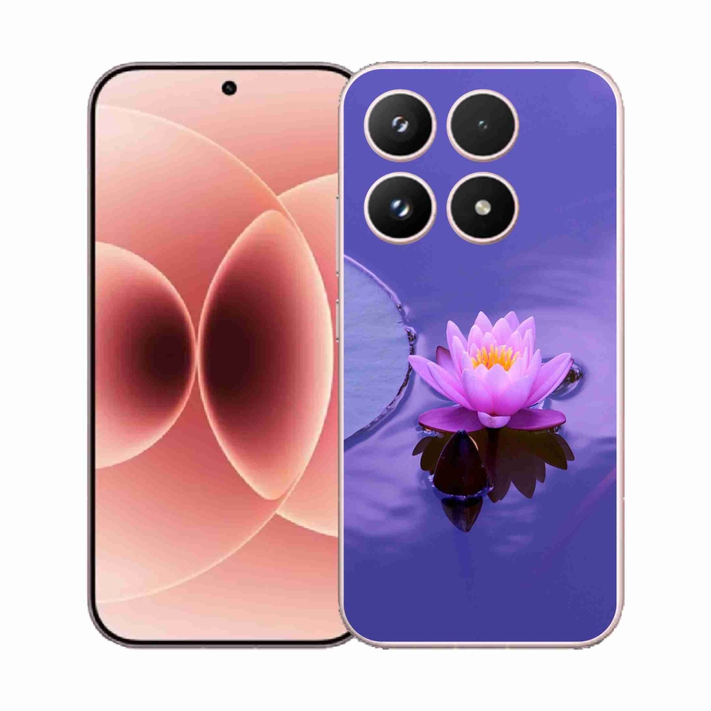 Gél borító mmCase a Xiaomi 17 - virág a felszínen