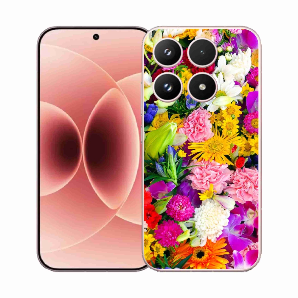 Gél borító mmCase a Xiaomi 17 - virágok 12