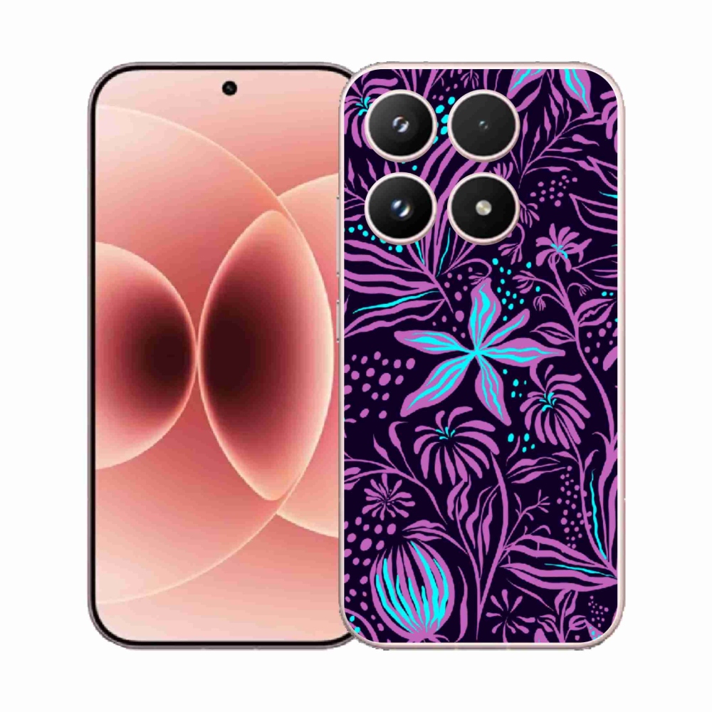 Gél borítás mmCase a Xiaomi 17 - virágok 2