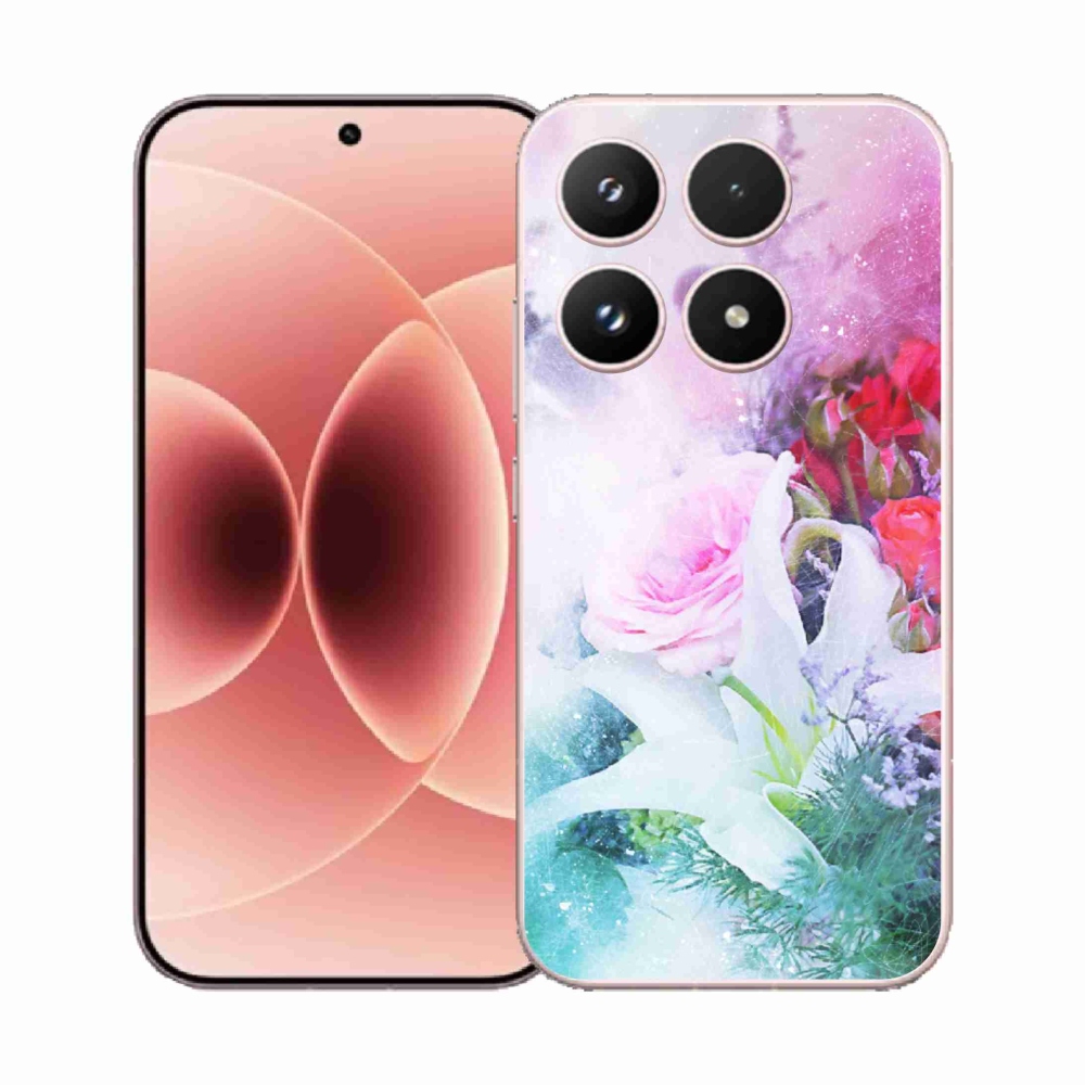 Gél borítás mmCase a Xiaomi 17 - virágok 4