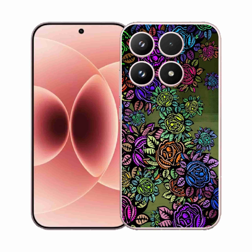 Gél borító mmCase a Xiaomi 17 - virágokhoz 6