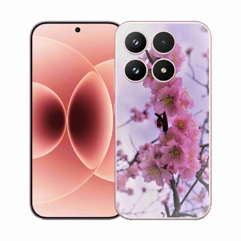 Gél borító mmCase a Xiaomi 17 - virágok 7 számára