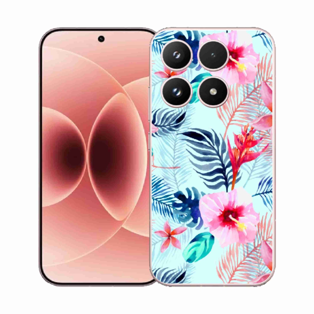 Gél borító mmCase a Xiaomi 17 - virágokhoz