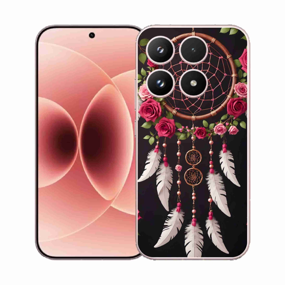 Gél borító mmCase a Xiaomi 17-hez - álomfogó rózsákkal