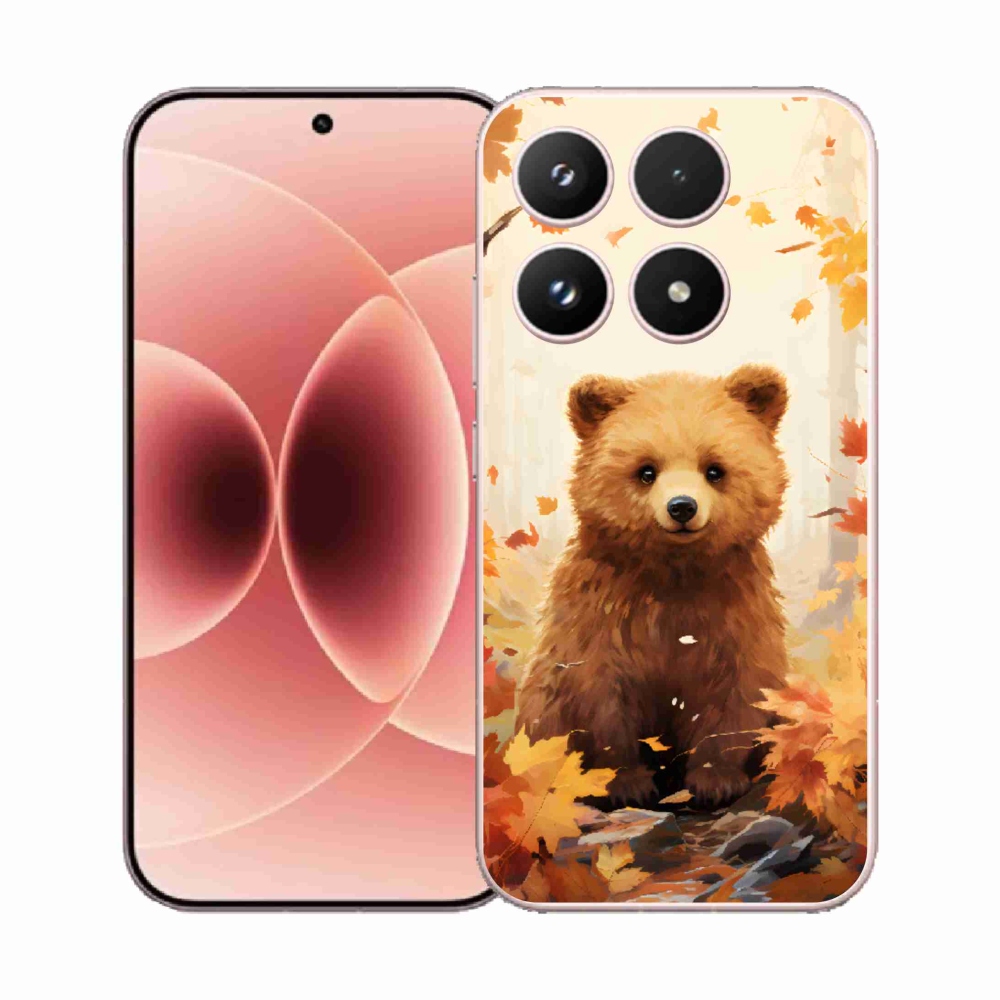 Gél borítás mmCase a Xiaomi 17 - medve az erdőben