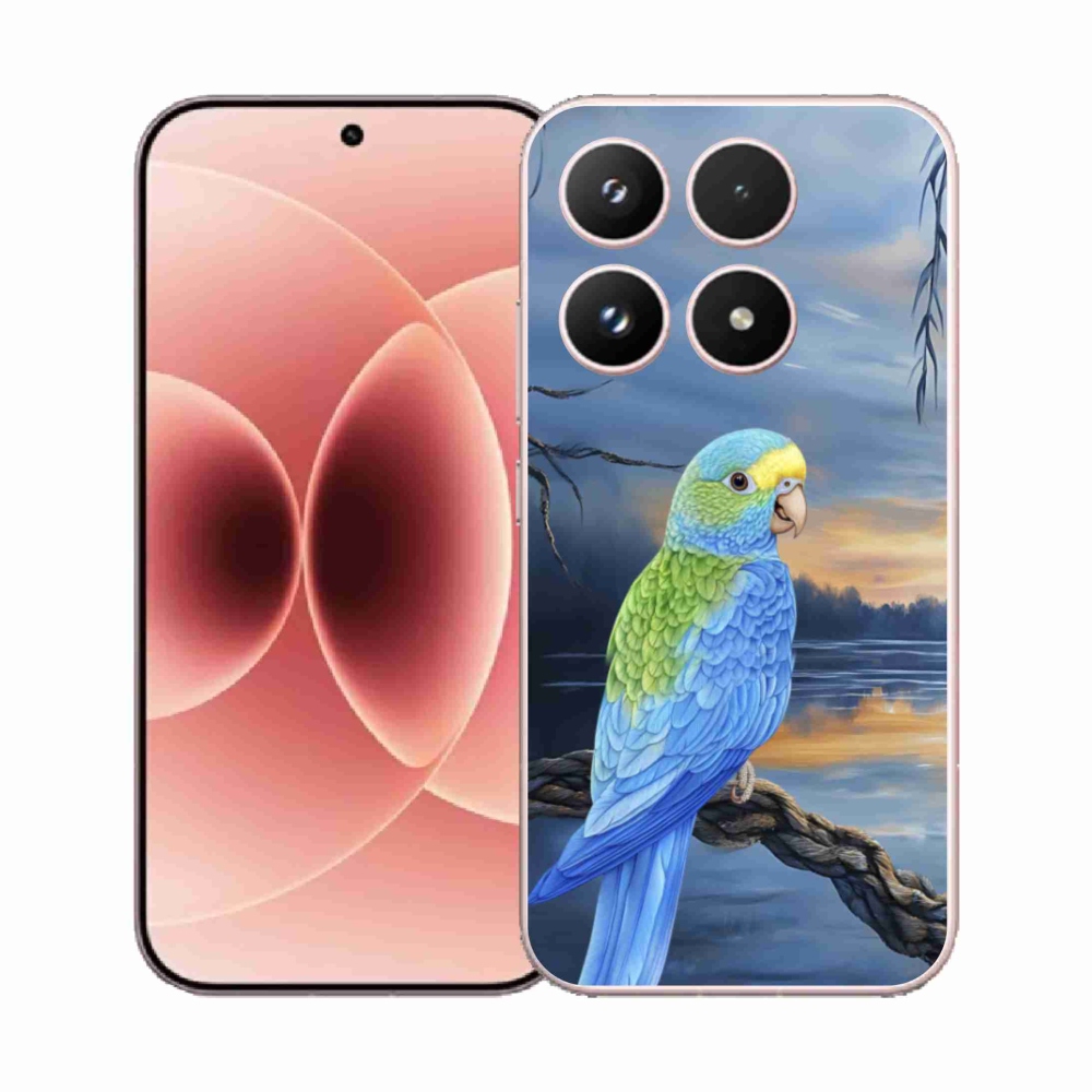 Gél borítás mmCase a Xiaomi 17 - kék papagájhoz